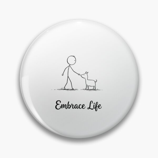 Item preview, Stay Positive – Minimalist Script with Stick Friends designed and sold by Colorful-Garden.