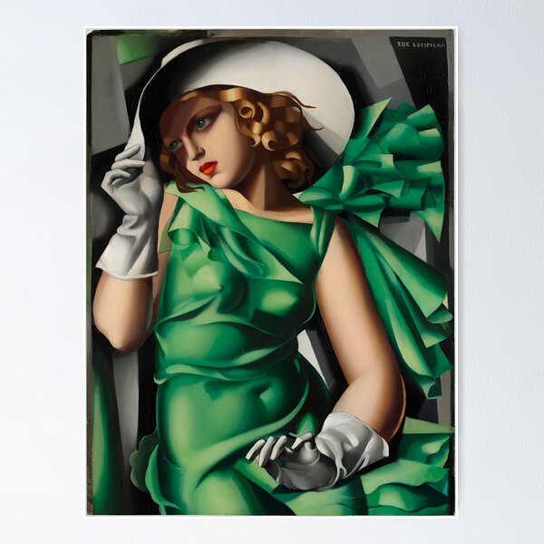 Item preview, Tamara Lempicka - Girl with Gloves designed and sold by Ceremonials-.