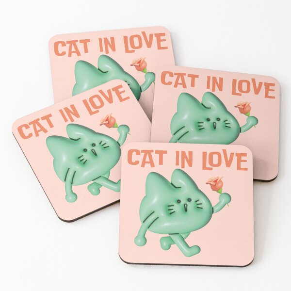 Item preview, Cat in Love designed and sold by browncis1shop.