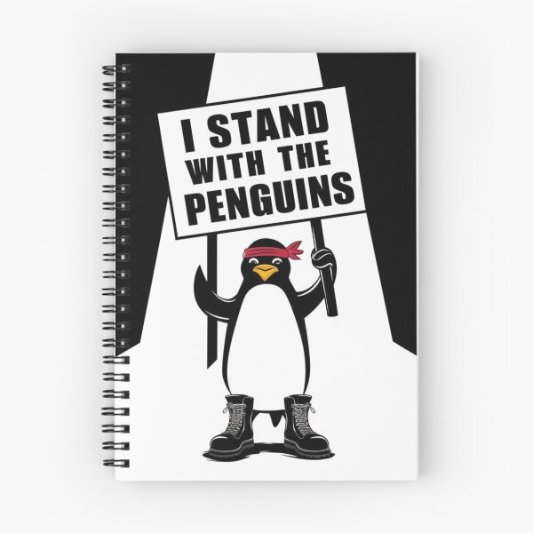 Item preview, I Stand With The Penguins Funny Design designed and sold by Maggie Mustard.