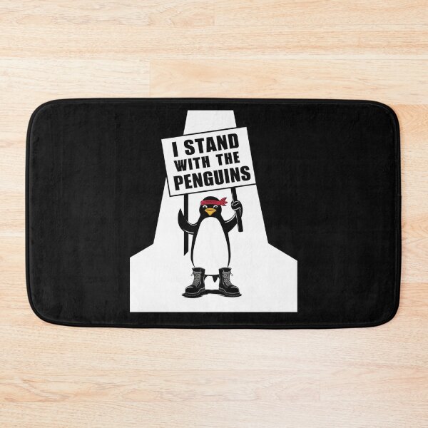 Item preview, I Stand With The Penguins Funny Design designed and sold by Maggie Mustard.