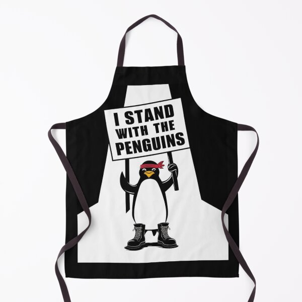 Item preview, I Stand With The Penguins Funny Design designed and sold by Maggie Mustard.