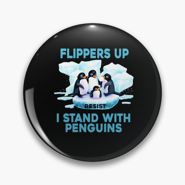 Item preview, I Stand With Penguin Resist Penguins Protest Against Tariffs designed and sold by ZANNIX.