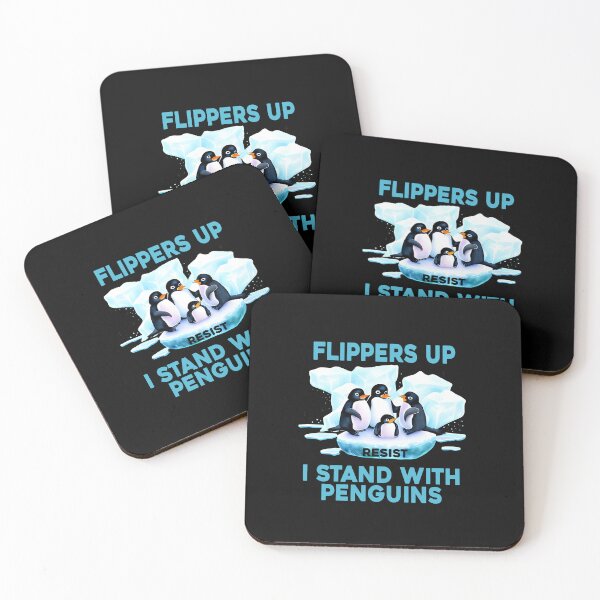 Item preview, I Stand With Penguin Resist Penguins Protest Against Tariffs designed and sold by ZANNIX.