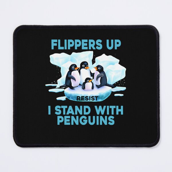 Item preview, I Stand With Penguin Resist Penguins Protest Against Tariffs designed and sold by ZANNIX.