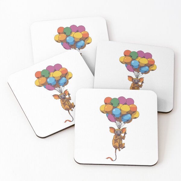 Item preview, Rat With Balloons designed and sold by After De Moment.
