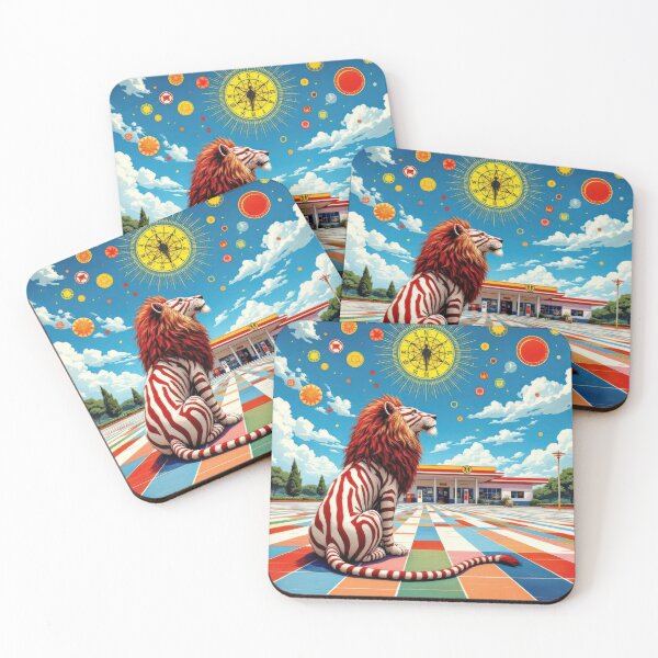 Item preview, Parking Lot Lion designed and sold by HabitableMoons.