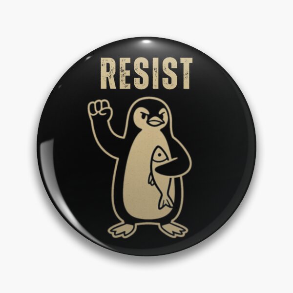 Item preview, Resist Penguin designed and sold by ThereseLyssia.