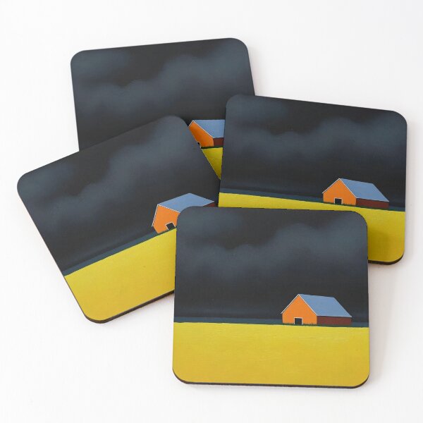 Item preview, Orange barn in a cornfield designed and sold by AnthonyThomas.