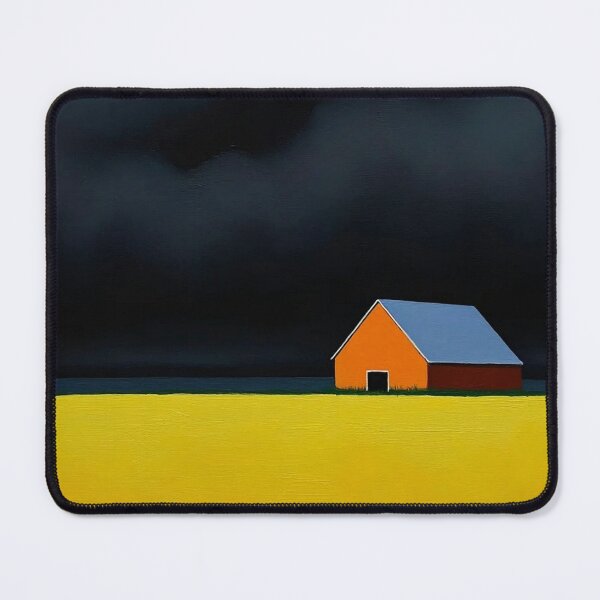 Item preview, Orange barn in a cornfield designed and sold by AnthonyThomas.