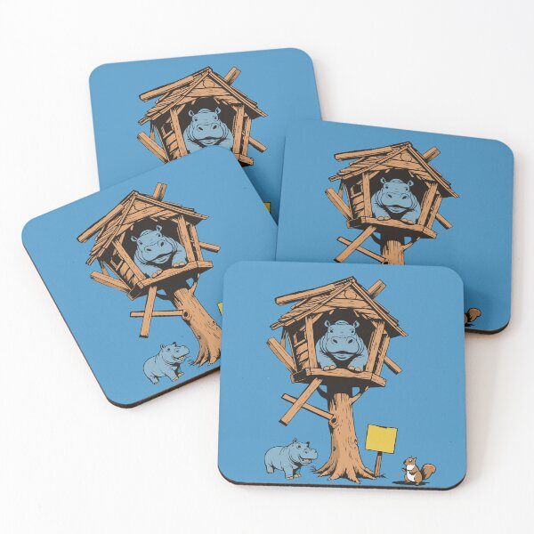 Item preview, Hippo in Treehouse Chaos designed and sold by After De Moment.