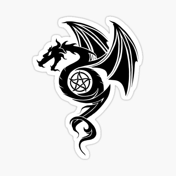 Dragon is my guardian Sticker