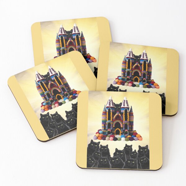 Item preview, The Yarn Cathedral - Meowtrix Realms collection designed and sold by StillandSoul.
