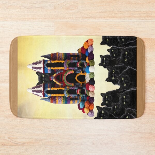 Item preview, The Yarn Cathedral - Meowtrix Realms collection designed and sold by StillandSoul.