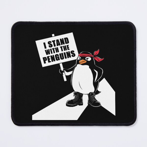 Item preview, I Stand With The Penguins Funny Design designed and sold by Maggie Mustard.