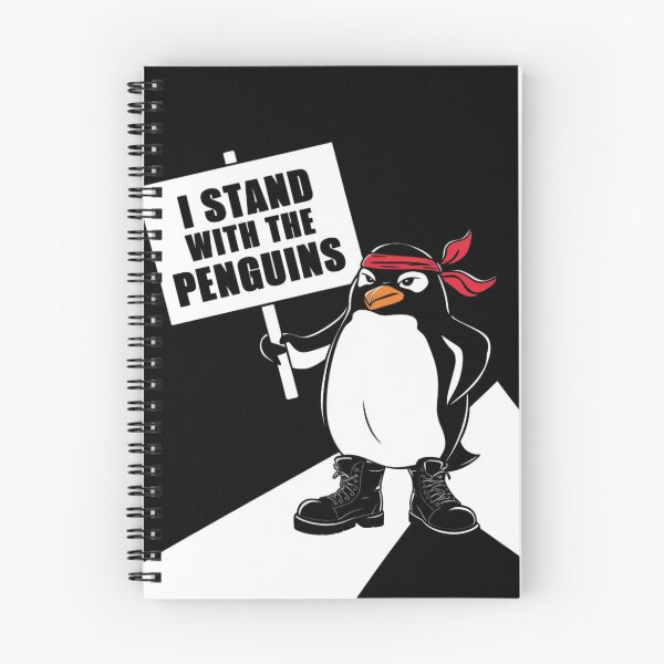 Item preview, I Stand With The Penguins Funny Design designed and sold by Maggie Mustard.
