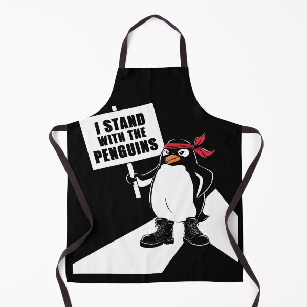 Item preview, I Stand With The Penguins Funny Design designed and sold by Maggie Mustard.