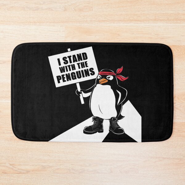 Item preview, I Stand With The Penguins Funny Design designed and sold by Maggie Mustard.