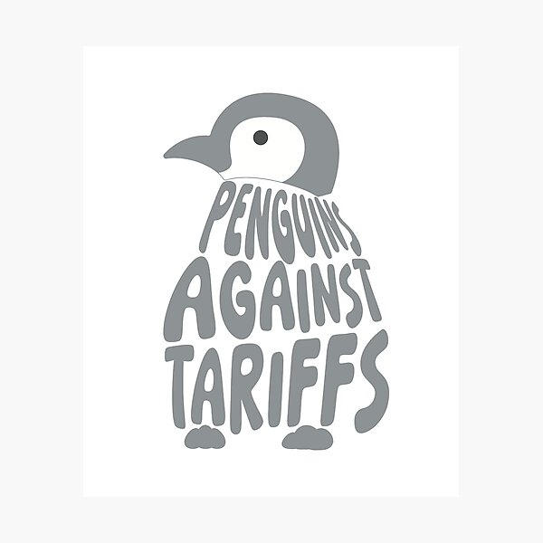 Item preview, Penguins Against Tariffs designed and sold by artsomenautte.