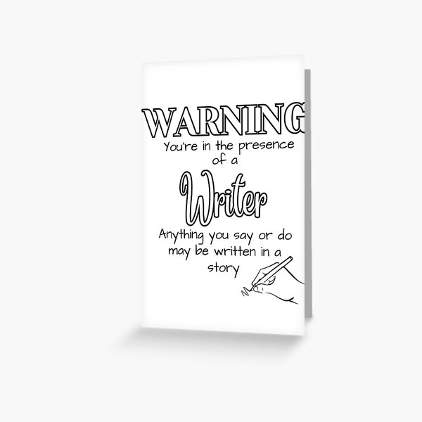 Item preview, Warning ... writer alert!! designed and sold by authorbellapaigecreates.