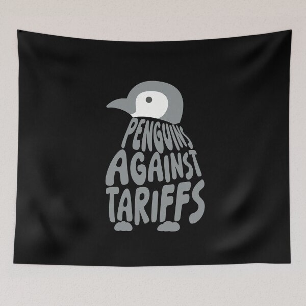 Item preview, Penguins Against Tariffs designed and sold by artsomenautte.
