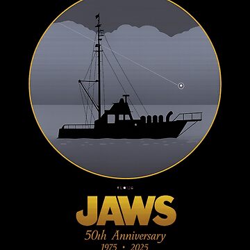 Artwork thumbnail, Shark Boat Tribute – 50 Years at Sea (Gold Edition) by RitaTaylor
