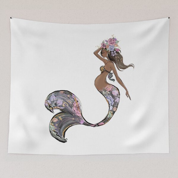 Item preview, Mermaid Mom To Be | Dark Skin Version designed and sold by KaramfilaS.