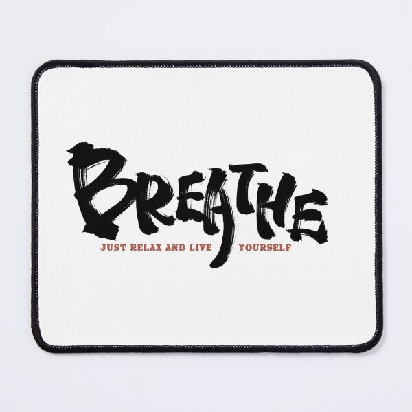 Item preview, Breathe calligraphy in Japanese brush designed and sold by Necokite.