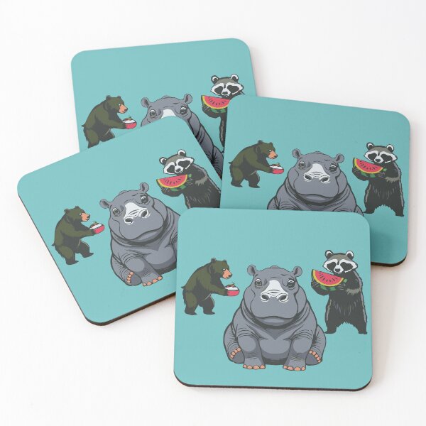 Item preview, Hippo & Bear Picnic Party designed and sold by After De Moment.