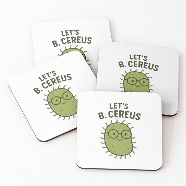 Item preview, Let’s B. cereus – Cute Nerdy Microbiology  designed and sold by PunnyMicrobiologist.