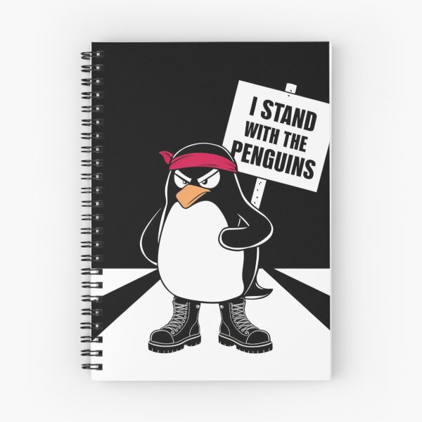 Item preview, I Stand With The Penguins Funny Design designed and sold by Maggie Mustard.