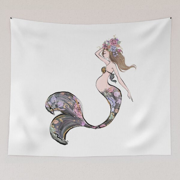 Item preview, Mermaid Mom To Be | Light Skin Version designed and sold by KaramfilaS.