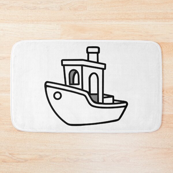Item preview, White Benchy – Classic 3D Printing designed and sold by Printint.