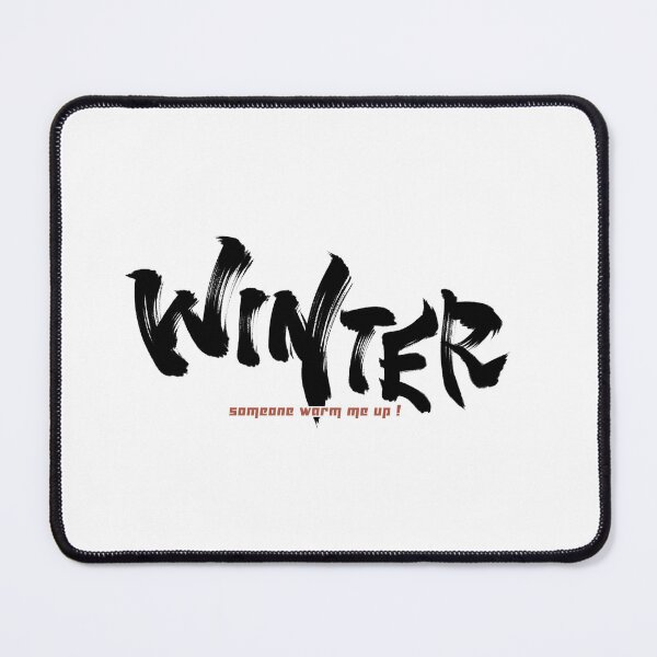 Item preview, Winter calligraphy in Japanese brush designed and sold by Necokite.
