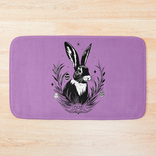 Item preview, Witchy Ostara Rabbit – Moon & Pentagram designed and sold by Christine Krahl.