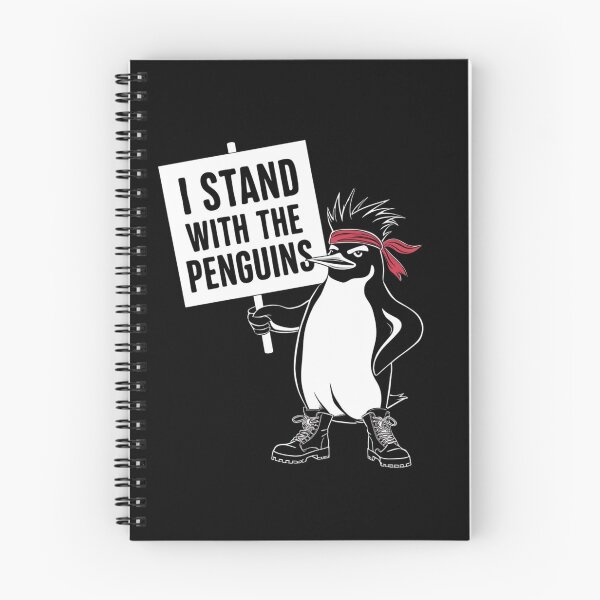 Item preview, I Stand With The Penguins Funny Design designed and sold by Maggie Mustard.