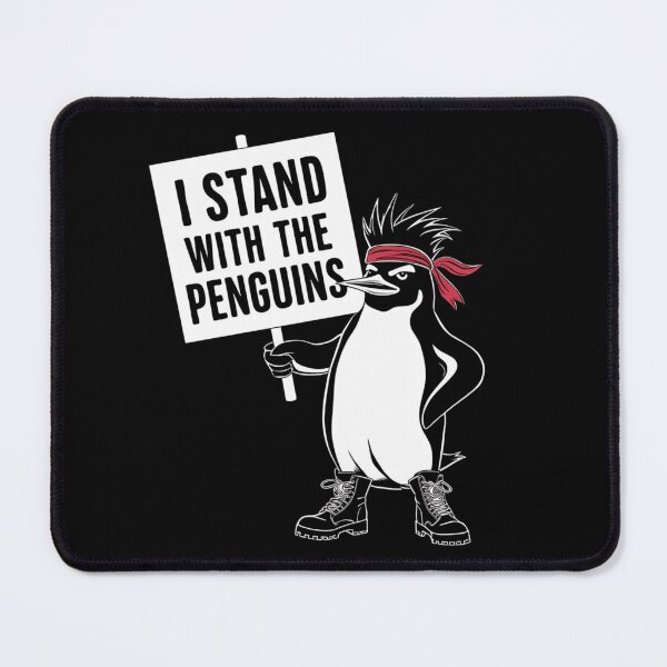 Item preview, I Stand With The Penguins Funny Design designed and sold by Maggie Mustard.