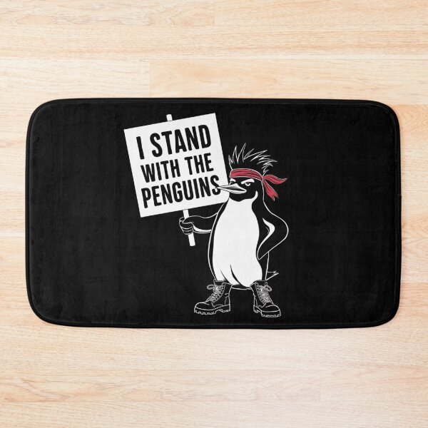 Item preview, I Stand With The Penguins Funny Design designed and sold by Maggie Mustard.