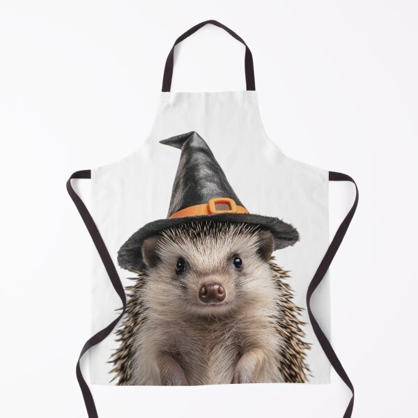 Item preview, Hedgehog Wearing Halloween Witch Hat designed and sold by LazyOwlStore.