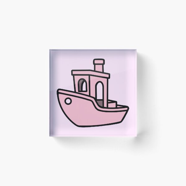 Item preview, Soft Rosa Benchy – Classic 3D Printing designed and sold by Printint.