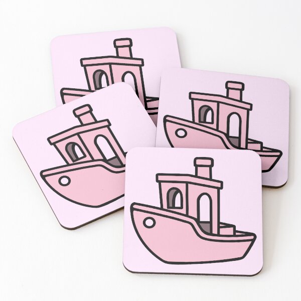 Item preview, Soft Rosa Benchy – Classic 3D Printing designed and sold by Printint.
