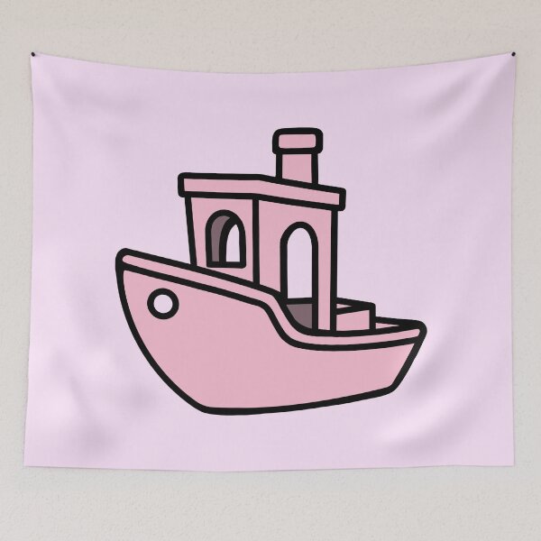 Item preview, Soft Rosa Benchy – Classic 3D Printing designed and sold by Printint.