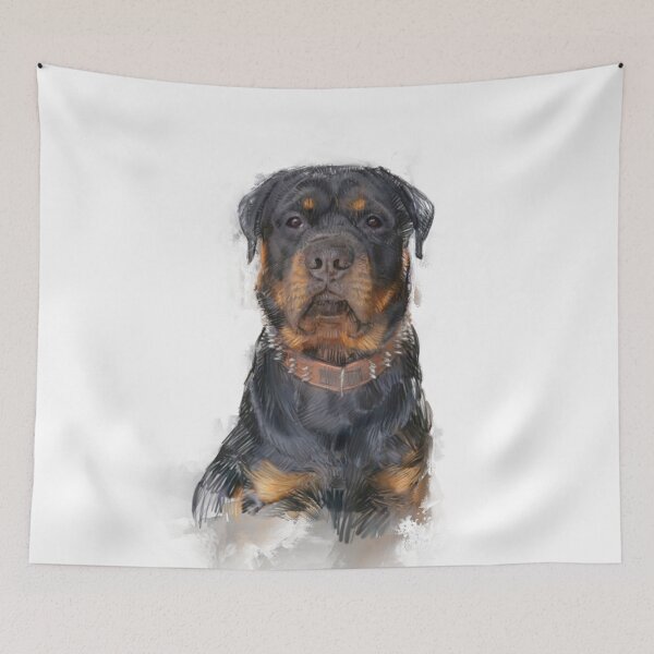 Item preview, Rottweiler Power, Bold & Loyal Dog Art II designed and sold by JustWildWithin.