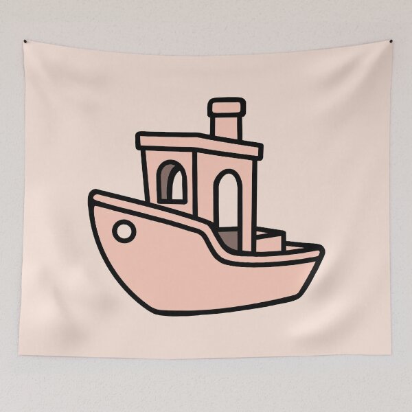 Item preview, Peach Benchy – Classic 3D Printing designed and sold by Printint.