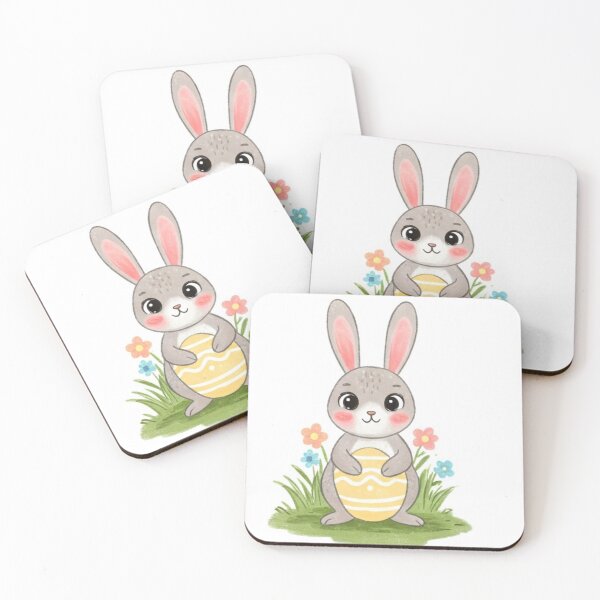Item preview, Easter Bunny with egg - HAPPY EASTER designed and sold by JustSlay28.