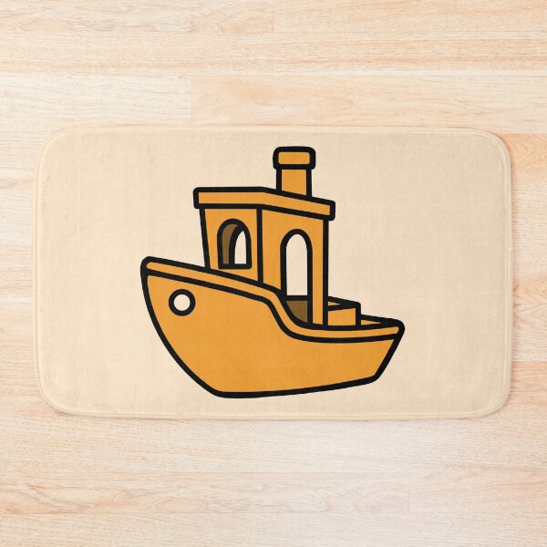 Item preview, Orange Benchy – Classic 3D Printing designed and sold by Printint.