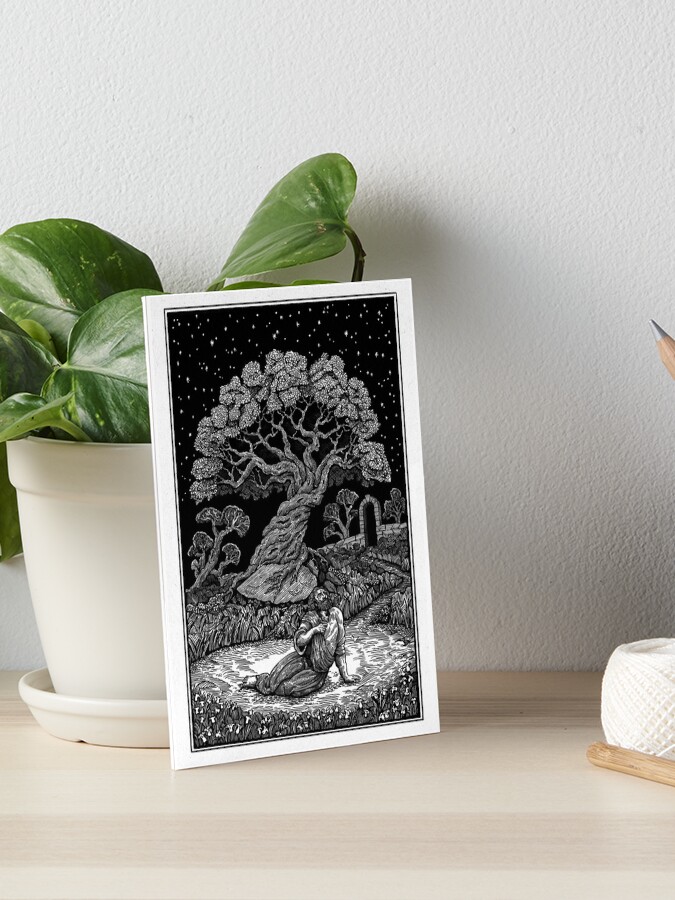 Thumbnail 1 of 2, Art Board Print, The Bitter Cup designed and sold by godwinthescribe.