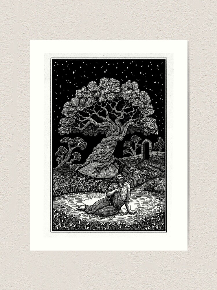 Thumbnail 1 of 3, Art Print, The Bitter Cup designed and sold by godwinthescribe.