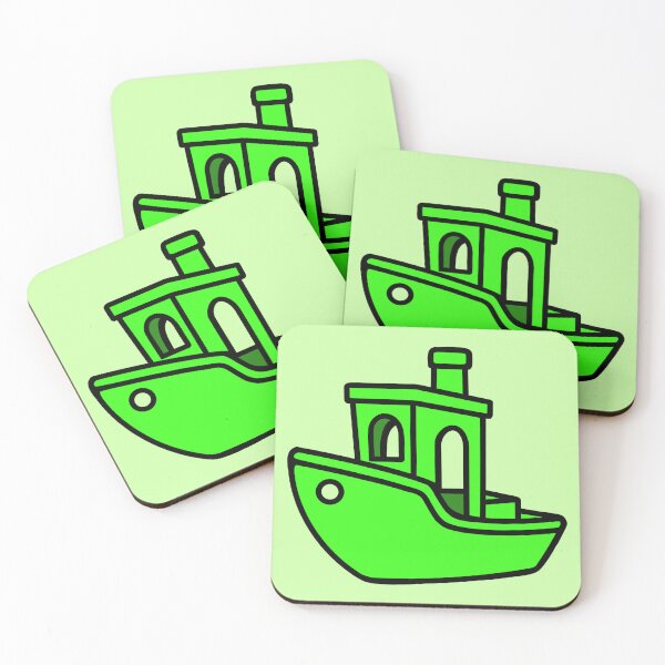 Item preview, Neon Green Benchy – Classic 3D Printing designed and sold by Printint.