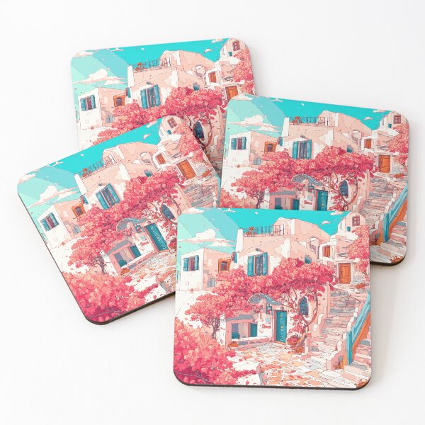 Item preview, Santorini Dreamscape designed and sold by Moss and Moon Studio.
